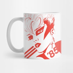 80s vibes V girl Mug